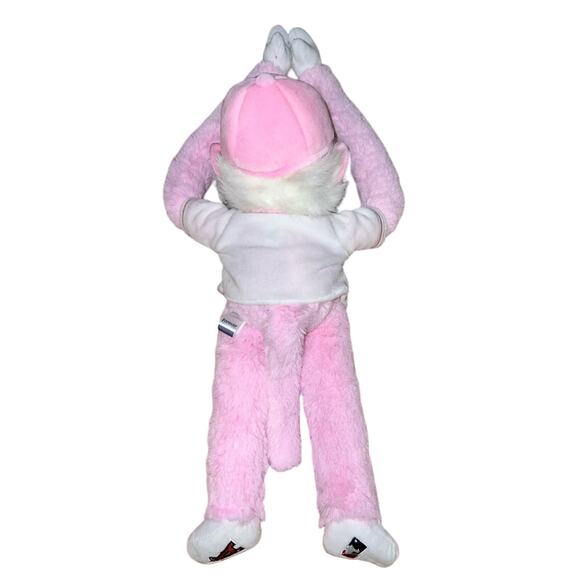 MLB official Angels Rally Monkey Plush Pink NWT Rare Collectible - Picture 3 of 10